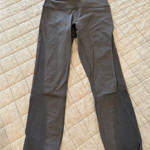 lululemon athletica Black Perforated Leggings